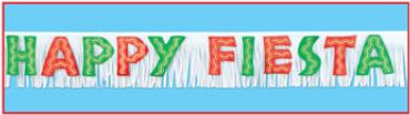 8 ft Fiesta Banner
