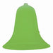 10-Inch Green Plastic Bell Decoration