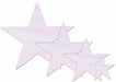 9-Inch Opal Foil Star Decoration