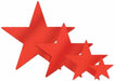 5-Inch Red Foil Star Decoration