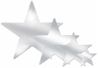 5-Inch Silver Foil Star Decoration
