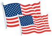 25-Inch American Flag Cutout