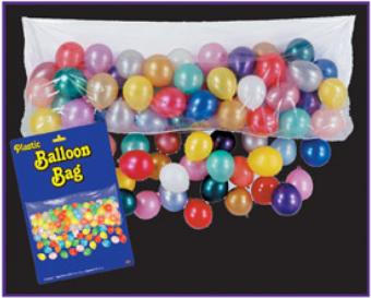 Plastic Balloon Drop Bag