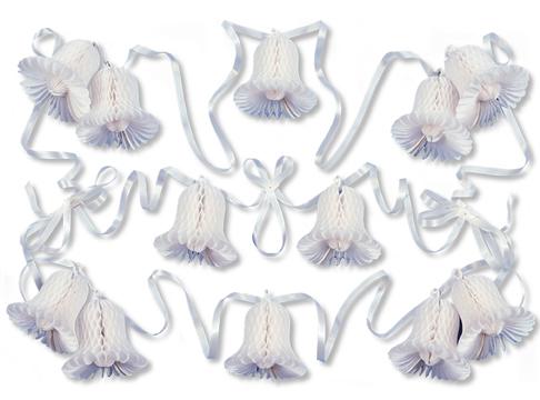 24' BELL STREAMER WHITE 1/PKG