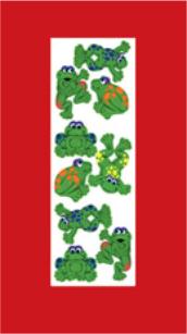 Frog Stickers Small Sheet