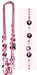 PINK RIBBON BEADS 3/CD 33"