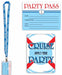 Cruise Ship Party Pass, 25 Inch