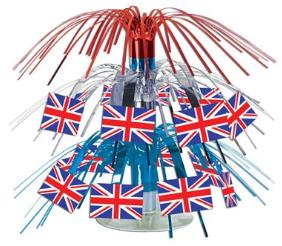 British Flag Centerpiece, 7.5 Inches