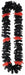 Black and Red Elegance Lei
