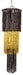 Black and Gold 3-Tier Shimmering Chandelier, 4 ft