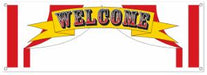 All-Weather Welcome Sign Banner, 21 Inches x 5 Feet