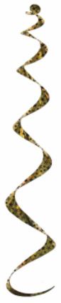 Printed Star Twirly Whirly Hanging Decorations, 5 Count