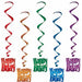 HAPPY BIRTHDAY WHIRL 5/PKG 33"