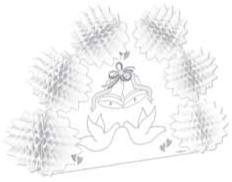 Wedding Pop-Over Centrepiece, 1 Per Package