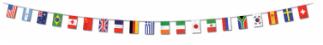 International Flag Pennant Banner, 12 Inches x 23 Feet