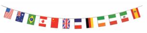 12"X14'6"ALL WEATHER INTERNATIONAL FLAG