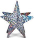 Silver 3D Prismatic Star Centerpiece