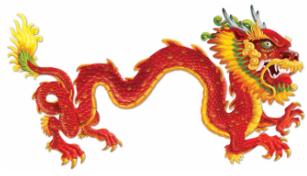 6 Foot Jointed Dragon Decoration