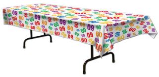 Nappe en plastique de 60 po, 54 x 108 pouces