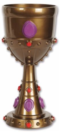 Plastic Jeweled Goblet, 8 oz