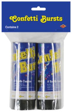 Multicolor Confetti Bursts, 2 Pack