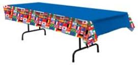 International Flag Plastic Table Cover