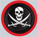 9-Inch Pirate Plates, 8-Pack