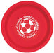 CANADA SOCCER PLATES 9" 8/PKG T26