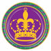 Mardi Gras 9-Inch Plates, 8-Pack