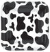 9-Inch Cow Print Plates, 8 Count