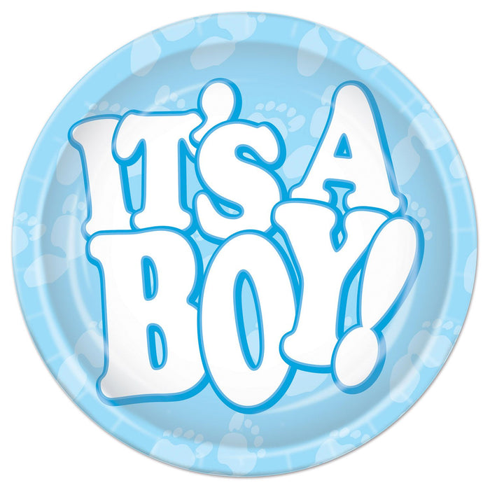 It's a Boy! 7-Inch Party Plates, 8 Count