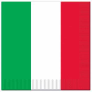RED, WHITE & GREEN LN (2-PLY)16/PKG