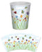 GARDEN BEVERAGE CUPS 9OZ. 8/PK