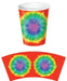 TIE DYE CUPS 9 OZ. 8/PKG