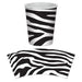 Zebra Print 9 oz Party Cups, 8 Count