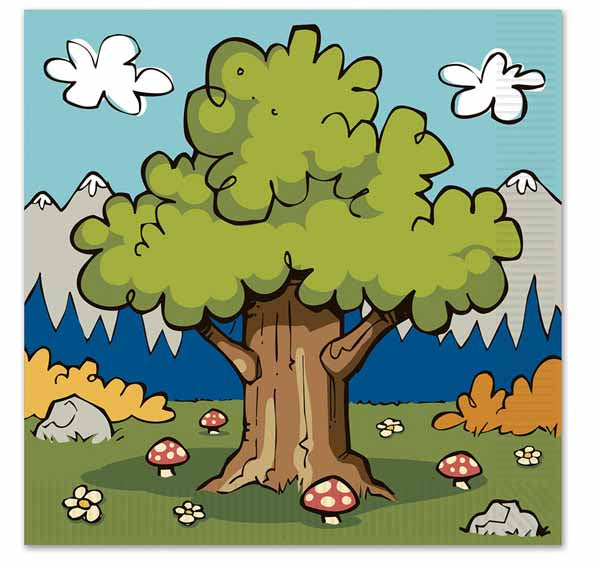 Woodland Friends 2-Ply Luncheon Napkins, 16 Count