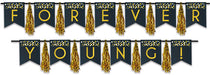 Forever Young! Birthday Tassel Streamer, 2-Pack