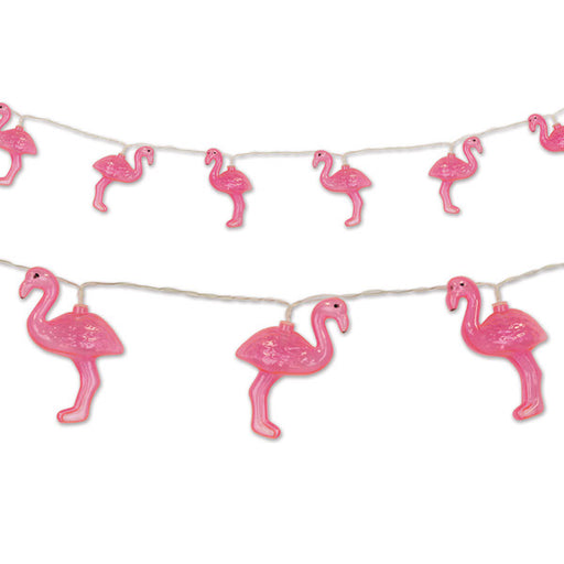 Guirlande lumineuse flamants roses, 10 lumières par guirlande