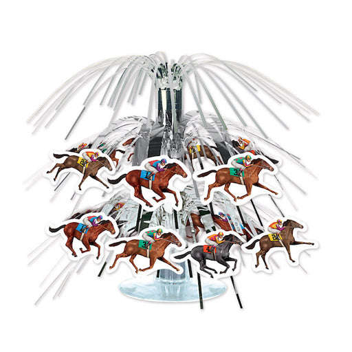 Horse Racing Mini Cascade Centerpiece, 1 Pack