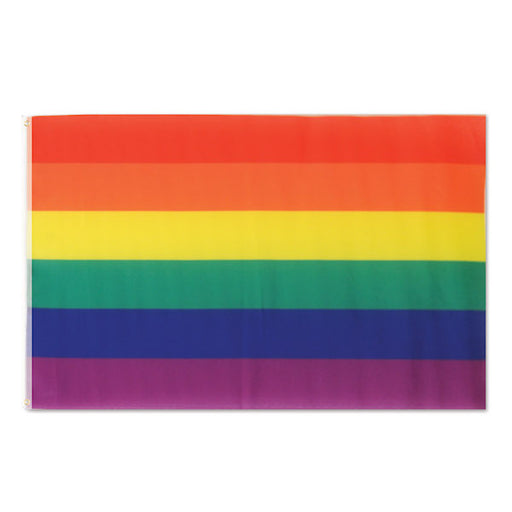 Rainbow Flag with 2 Grommets, 1 Pack