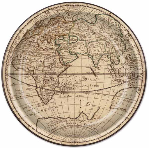 Around the World Party Plates, 8 Pack
