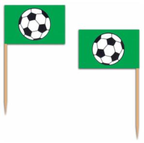 SOCCER BALL 2.5" PICKS 50/PKG