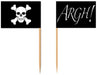 PIRATE FLAG PICKS (50PK) 12CS 2 1/2"