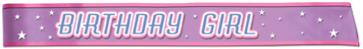 BIRTHDAY GIRL SASH 33"X4" 1/PKG