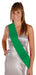 Green Make Your Own Satin Sash