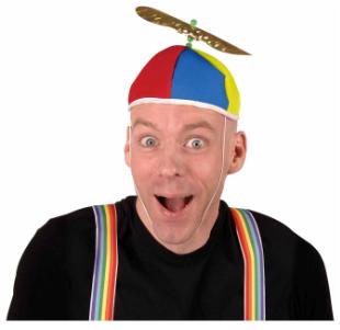 Propeller Beanie with Elastic, One Size