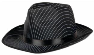Gangster Costume Hat, One Size Fits Most