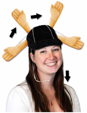 Plush Touchdown Cap