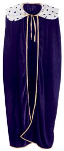 Adult King & Queen Costume Robe, 52 Inches