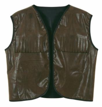 Cowboy Vest Western Costume Accessory, 1 Pack